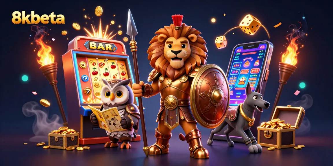 Win big at 8kbeta with a thrilling scene of casino excitement and jackpots!