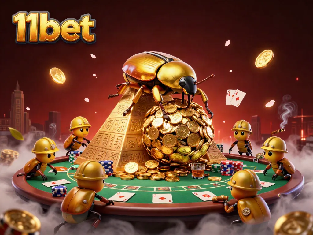 Engage with thrilling gameplay at 11bet's interactive casino featuring dynamic characters and iconic poker elements.