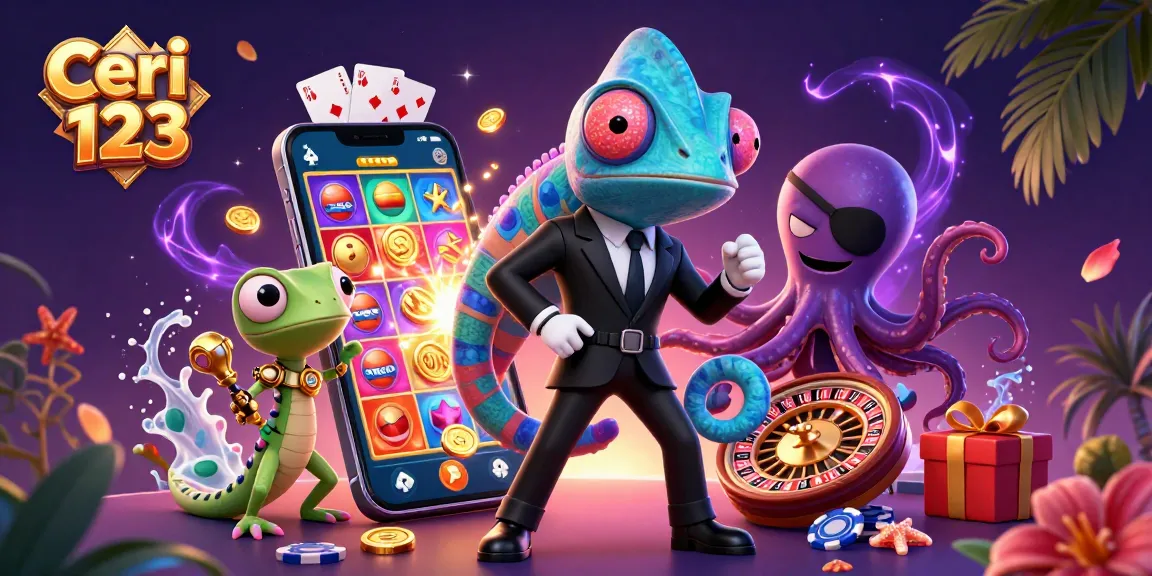Engage in the thrilling world of Ceri 123 with colorful slot games and dynamic characters.